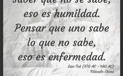 Frase célebre Lao-Tsé  –  Humildad